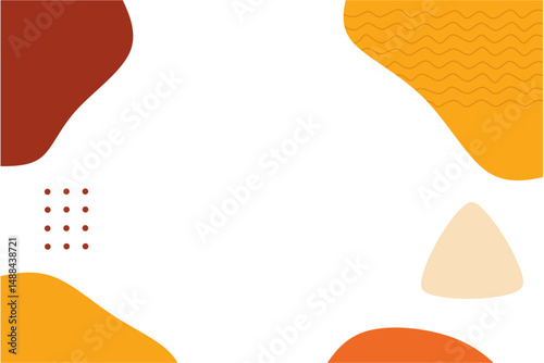 Abstract vector illustration of exclamation marks for design and wallpaper backgrounds, a decorative pattern with vintage heart and flower elements