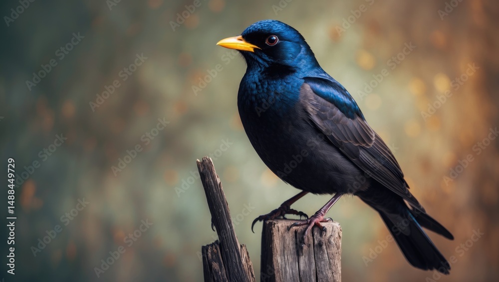 Obraz premium Blackbird male