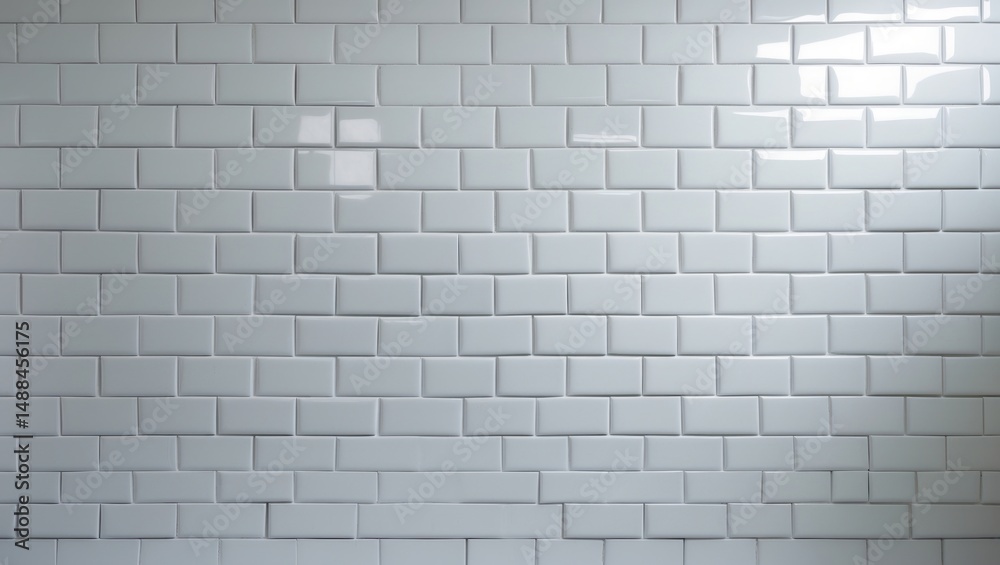 Fototapeta premium Vintage-style white brick wall texture