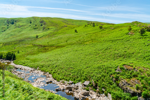 Bild auf Leinwand Welsh countryside in Elan Valley