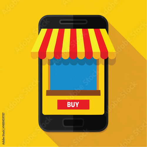 Mobile shopping market on device