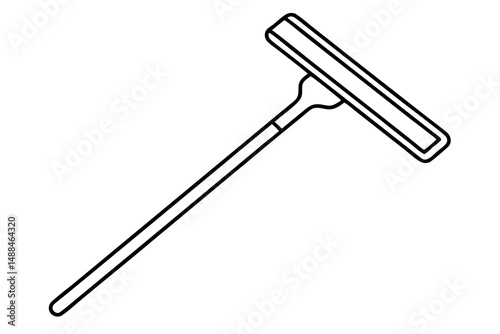 wiper icon silhouette line art vector illustration with a white background