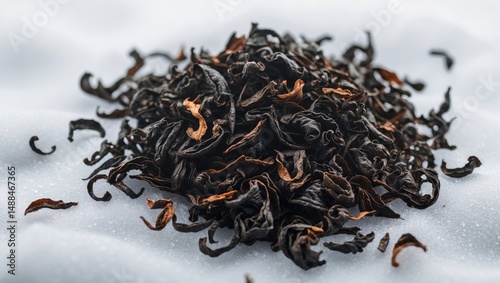 White background featuring fireweed tea and plant elements