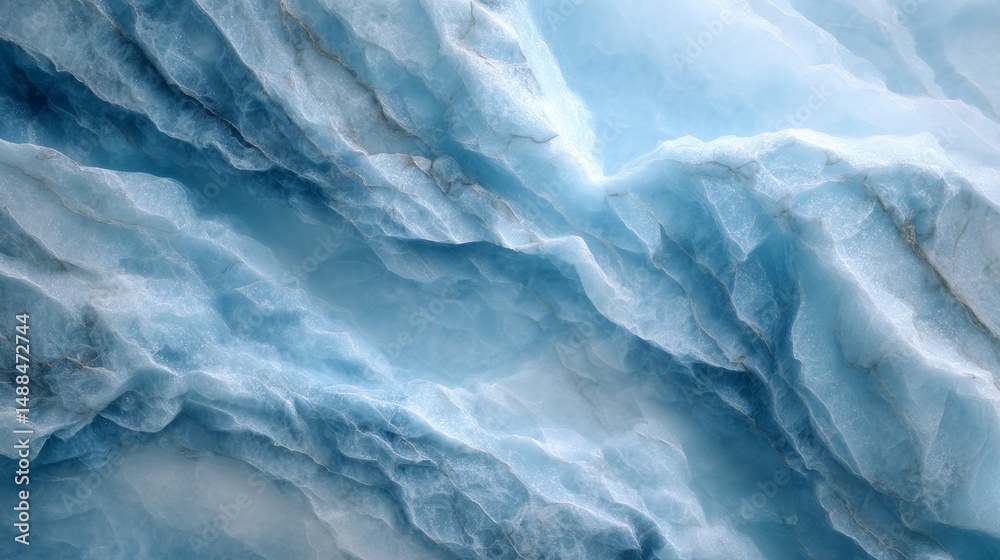 Obraz premium Stunning Glacier Ice Texture, A Breathtaking Natural Beauty