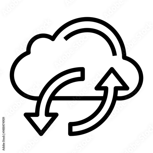 Sync vector icon
