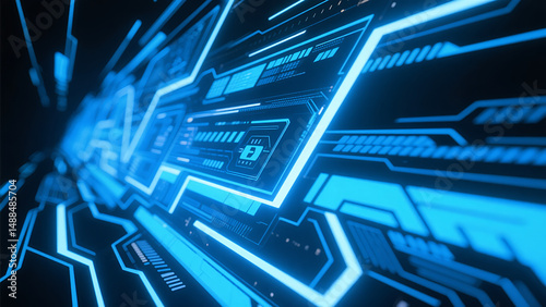 Abstract Wave Background