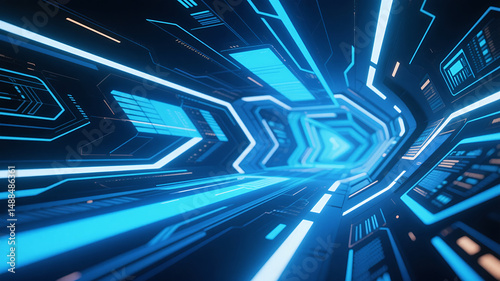 Abstract Wave Background