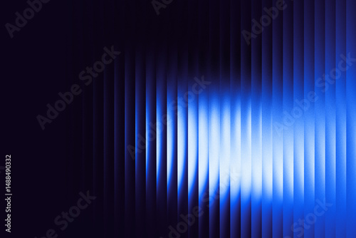 White-light blue-blue gradient with a glass effect on a black background — a futuristic look featuring cool glow, soft waves, and transparent layers that create a sense of motion. photo