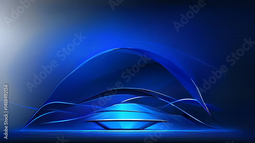 Abstract Wave Background