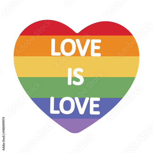  LGBT stickers. Pride month. Hand drawing. Vector illustration