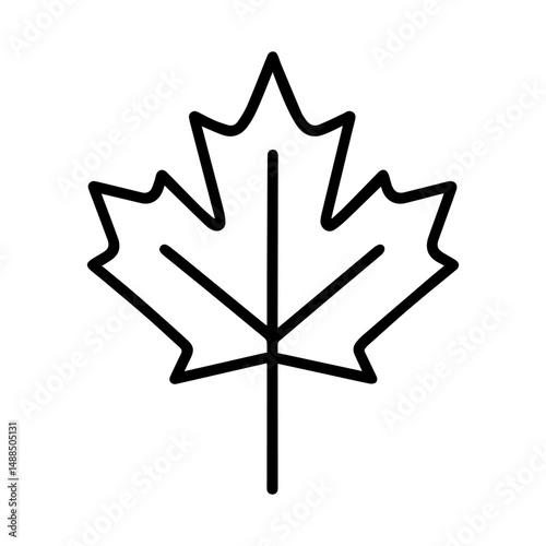 Maple leaf icon on white background vector
Vector plant and flowers icon