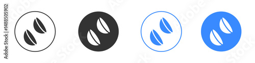 contact lenses icon editable flat vector illustration concept.