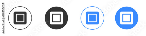 Window Maximize icon editable flat vector illustration concept.