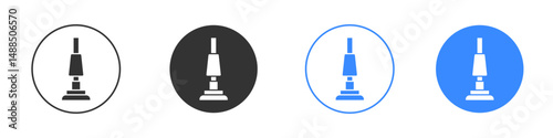 Vacuum cleaner icon editable flat vector illustration concept.