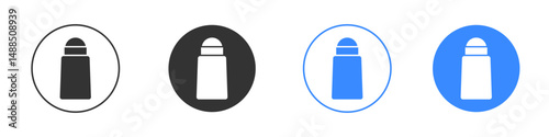 Salt shaker icon editable flat vector illustration concept.