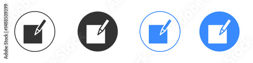 Register icon editable flat vector illustration concept.