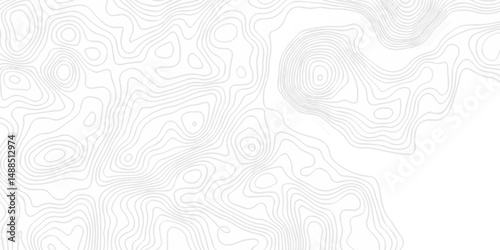 Abstract minimal The patter discovery vector topo map creative discovery White wave grid stripe line map topography. vector geographic contour mounted map background.	