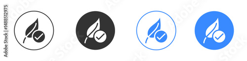 Hypoallergenic tested icon editable flat vector illustration concept.