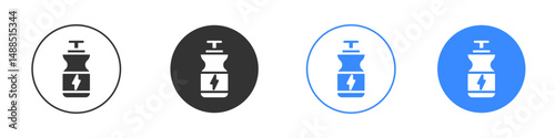 Energy drink icon editable flat vector illustration concept.