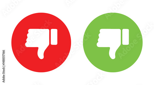 vector illustration of a red and white icon