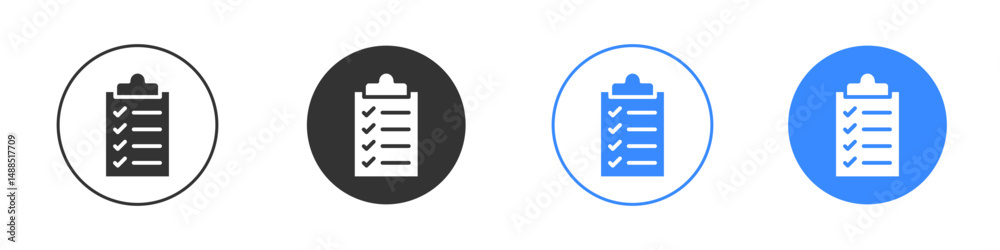 Clipboard icon editable flat vector illustration concept. Clipboard icon editable flat vector illustration concept.