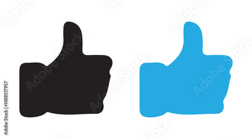 Thumb up & thumb down icon. like symbol. Vector  illustration eps 10