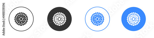 Biscuit icon editable flat vector illustration concept.
