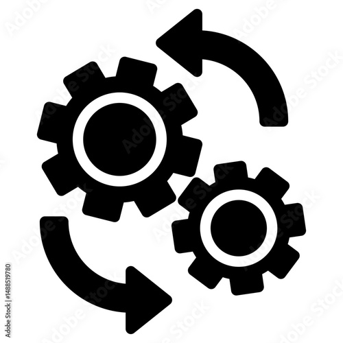 Processing vector icon