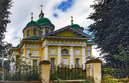 Transfiguration cathedral, years of construction 1812—1822. City Torzhok, Russia