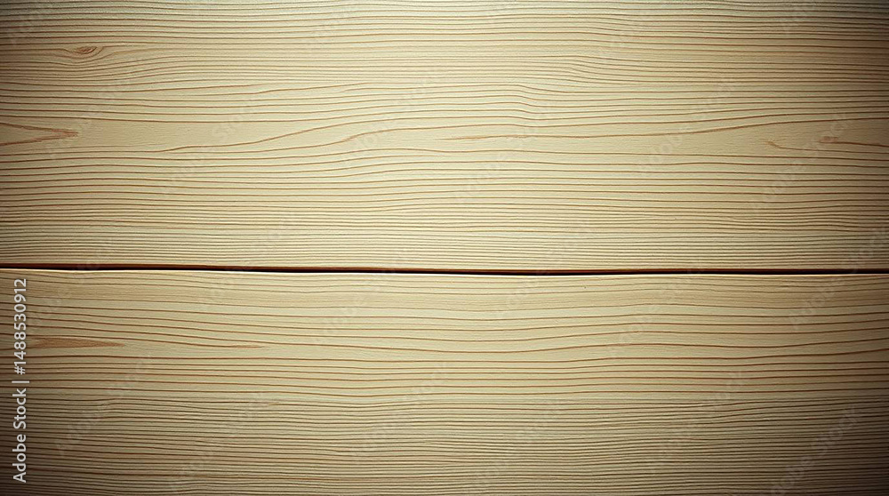 Fototapeta premium Brown wooden board texture shows a natural grain pattern