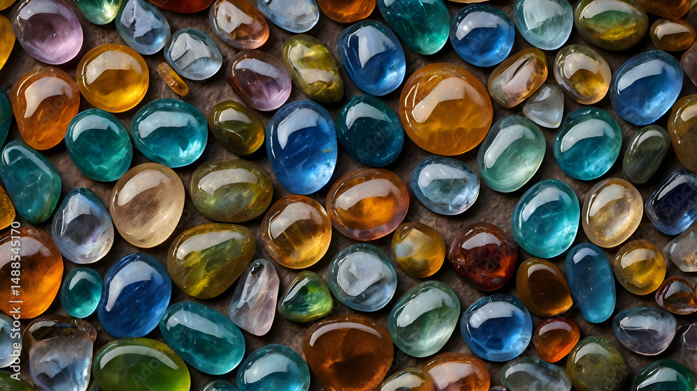 Rainbow Pebbles Background – Bright, Smooth, and Eye-Catching Texture Rainbow Pebbles Background – Bright, Smooth, and Eye-Catching Texture