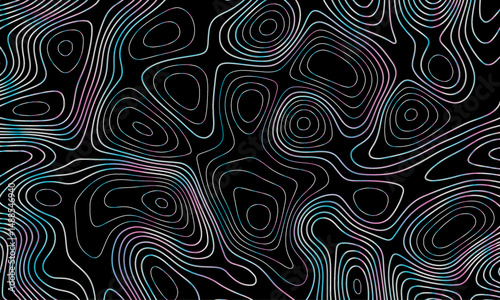 Abstract wavy lines wallpaper. Abstract wavy background. Wave background. Topographic map background. Topographic contour map background.