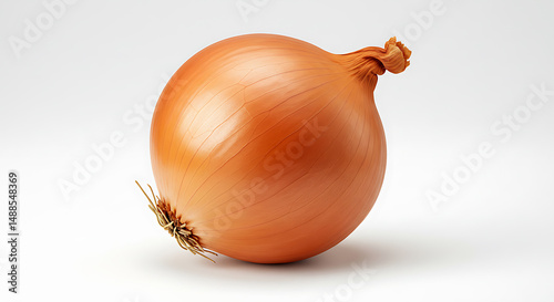 Wallpaper Mural Single Whole Raw Onion Studio Shot Isolated on White Background Torontodigital.ca