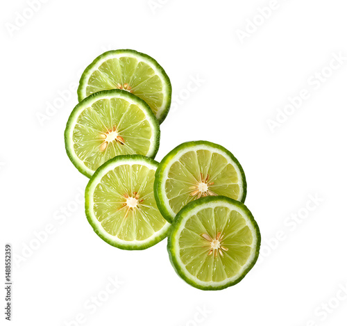 lime isolated. lime slice isolated. halved lime isolated. whole lime isolated
