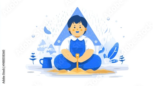 Child's Play: A Moment of Zen with Sand