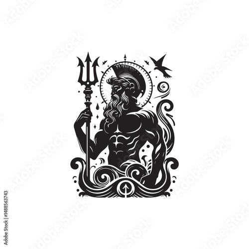Poseidon God Vector (2).eps