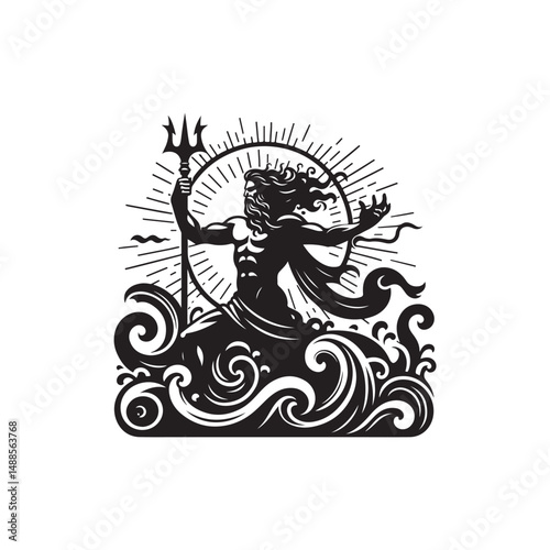 Poseidon God Vector (3).eps