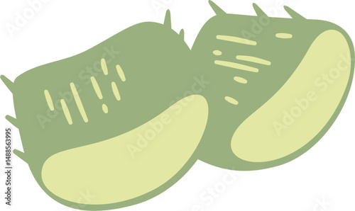 aloe vera, leaf chopped