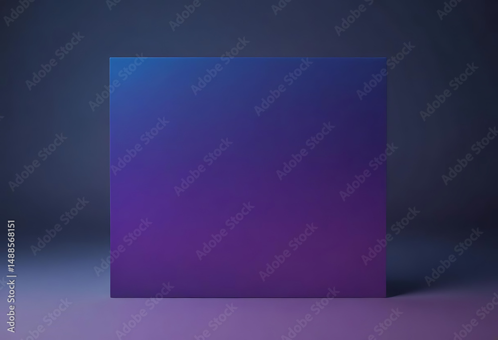 Naklejka premium Deep Purple Night Sky with Stars