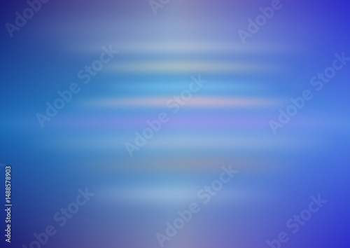 abstract blue background with colored reflections