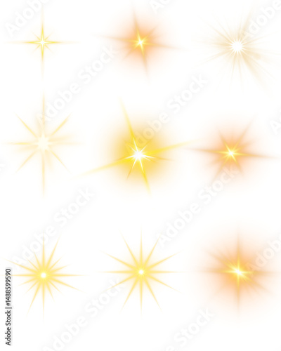 Vector transparent sunlight special lens flare light effect.