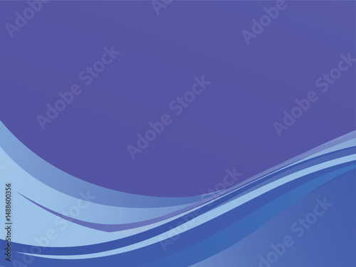 Abstract dark blue purple gradient background with diagonal geometric wave shape. vector illustration