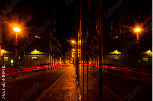 night street in the city