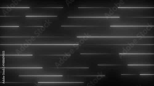 White neon line, background