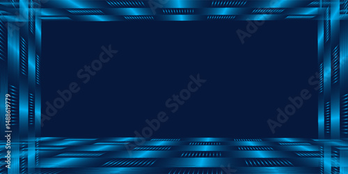 Black dark navy blue silver abstract pattern background. Geometric shape. Line triangle angle fold polygon diamond 3D simple abstract modern eps10. vector