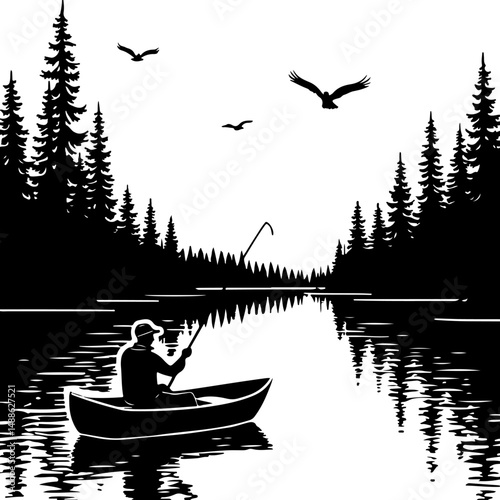 Epic Bass Fishing Catch – Jumping Largemouth Bass Artwork"