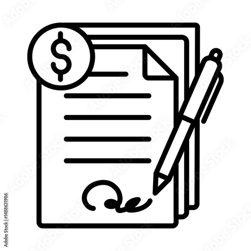 Contract Agreement Icon