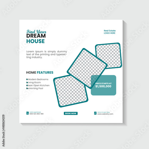 Find Your Dream House Real Estate Advertisement