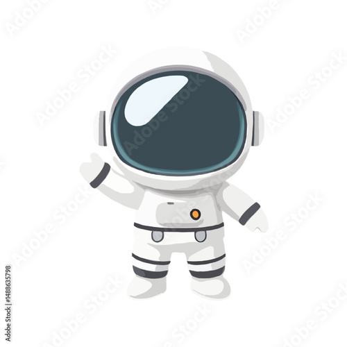 Refined Animated Space Astronaut Design