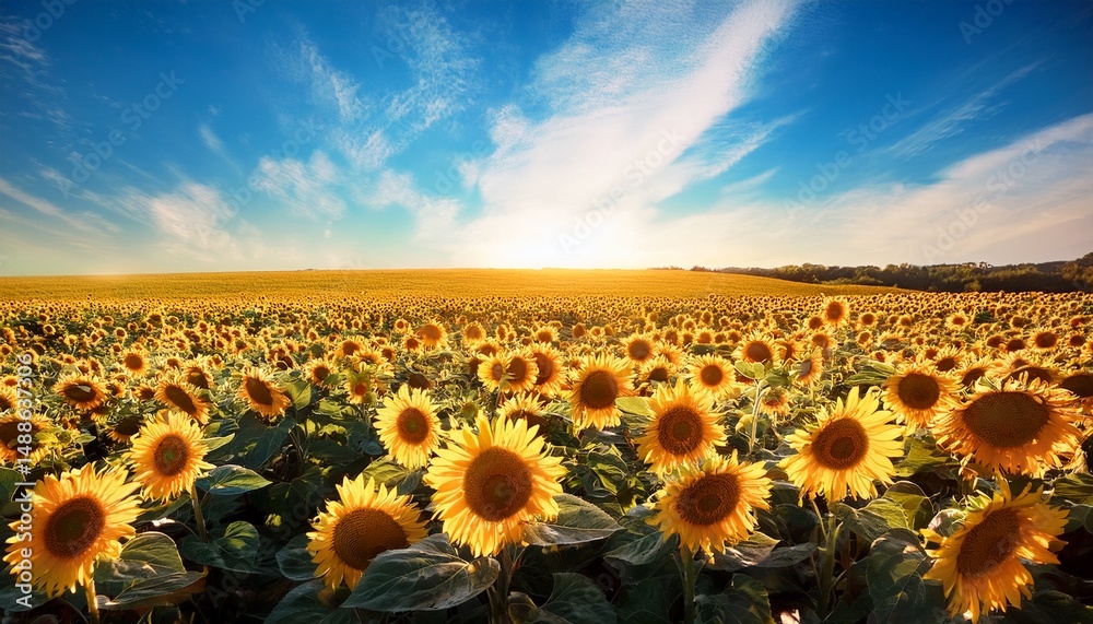 Obraz premium sunflower in field
